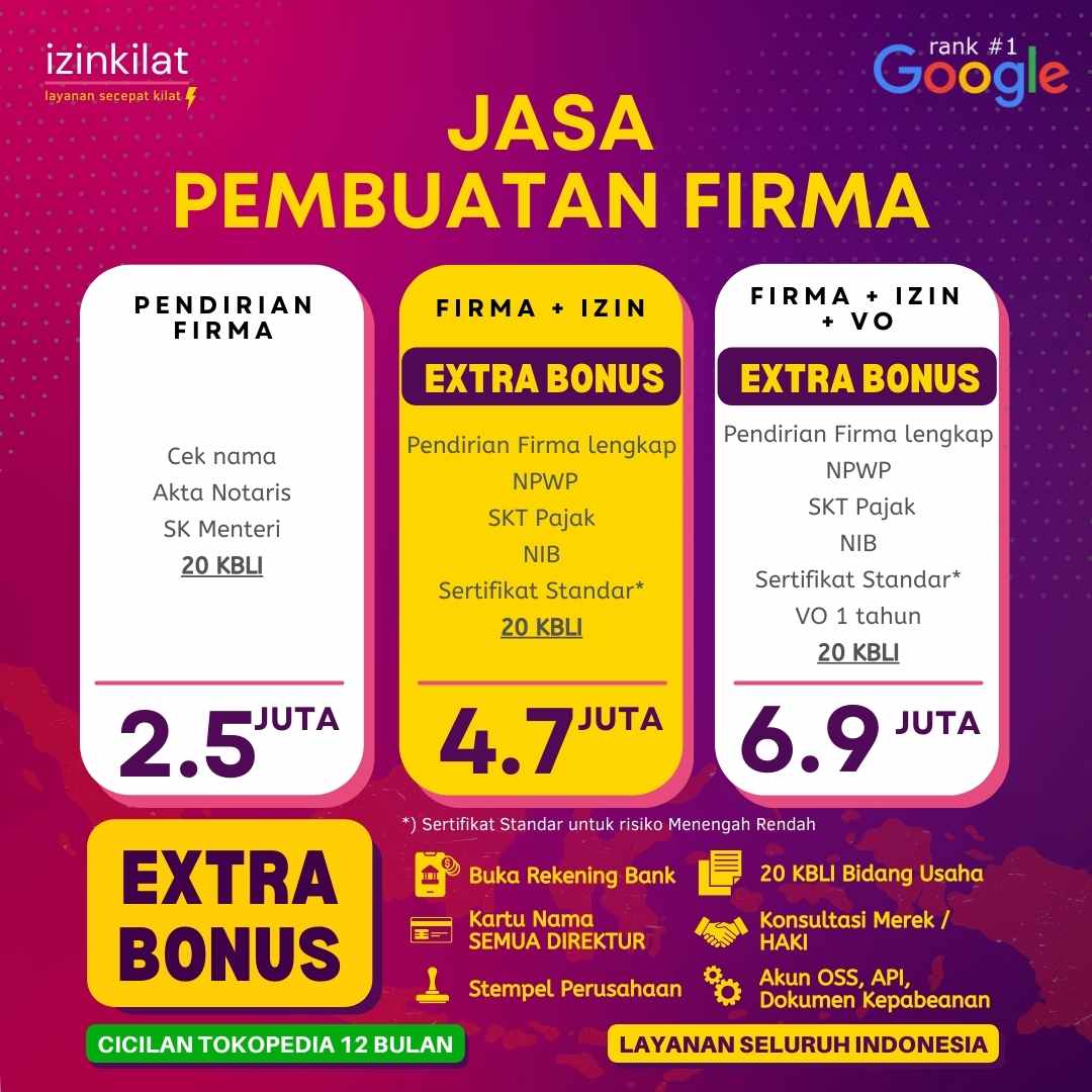 jasa pembuatan firma mappi