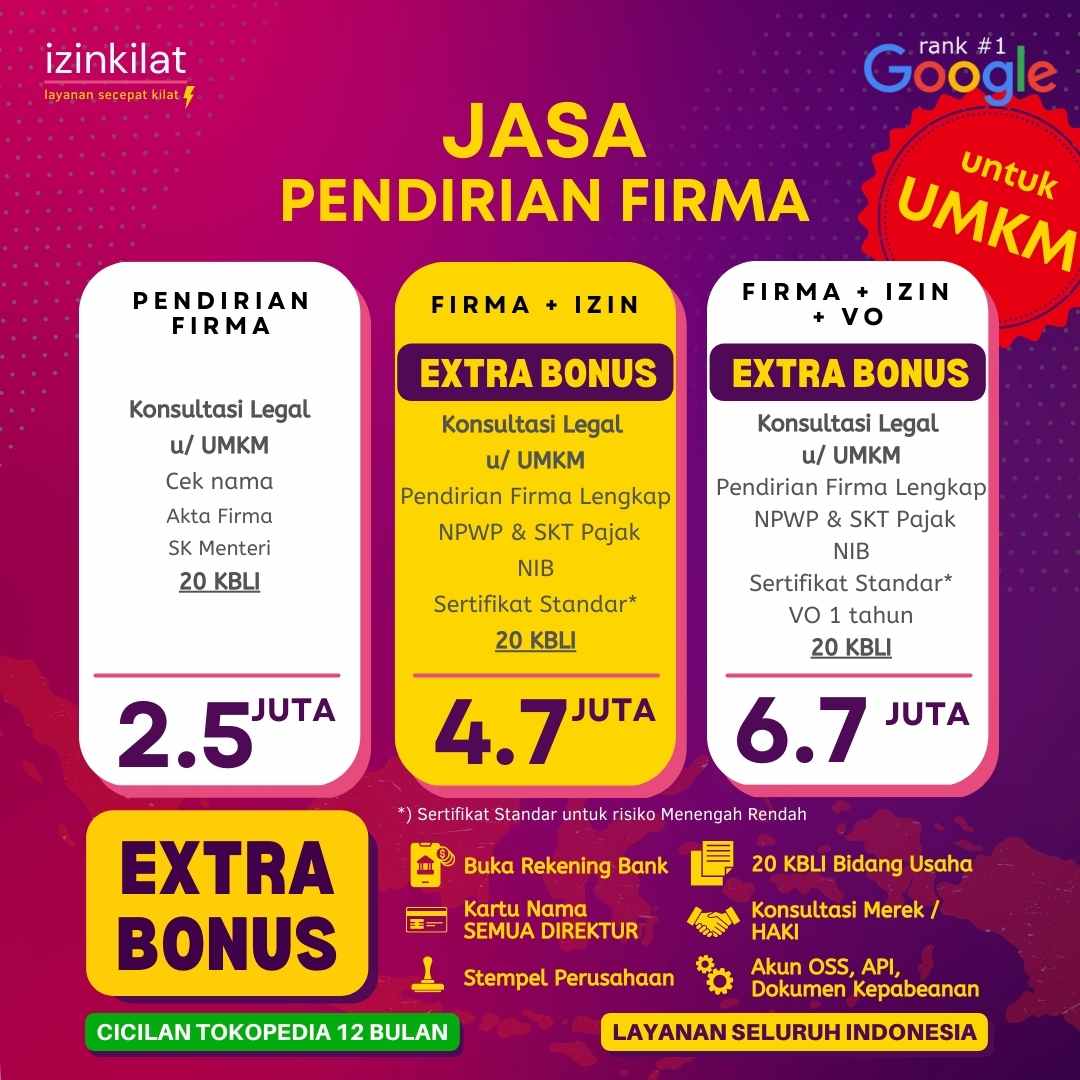 jasa pendirian firma